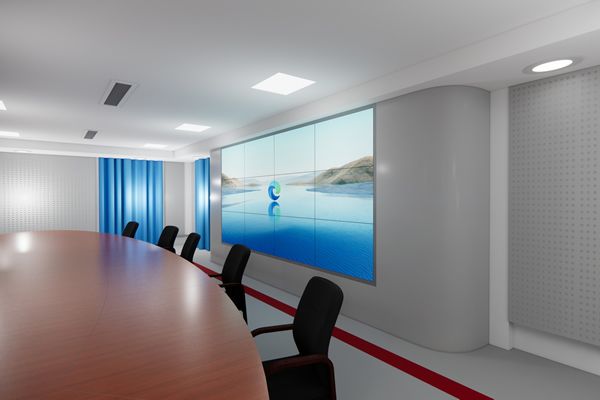 展館展廳大屏使用投影儀好，還是拼接屏好？